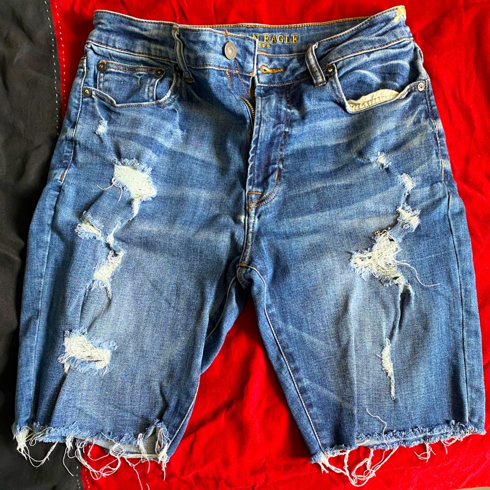 American eagle jean shorts